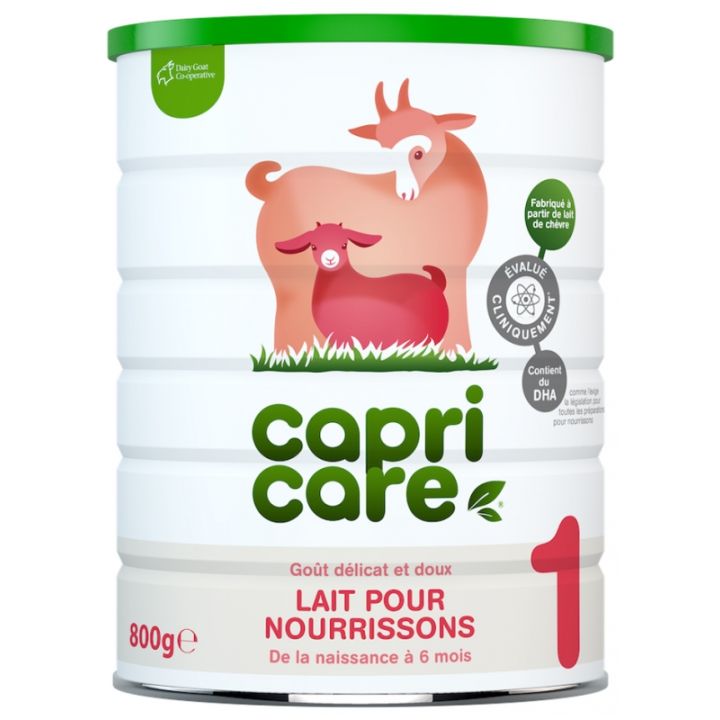 Säuglingsmilch 1 von 0 bis 6 Monaten Capricare - Dose mit 800 g