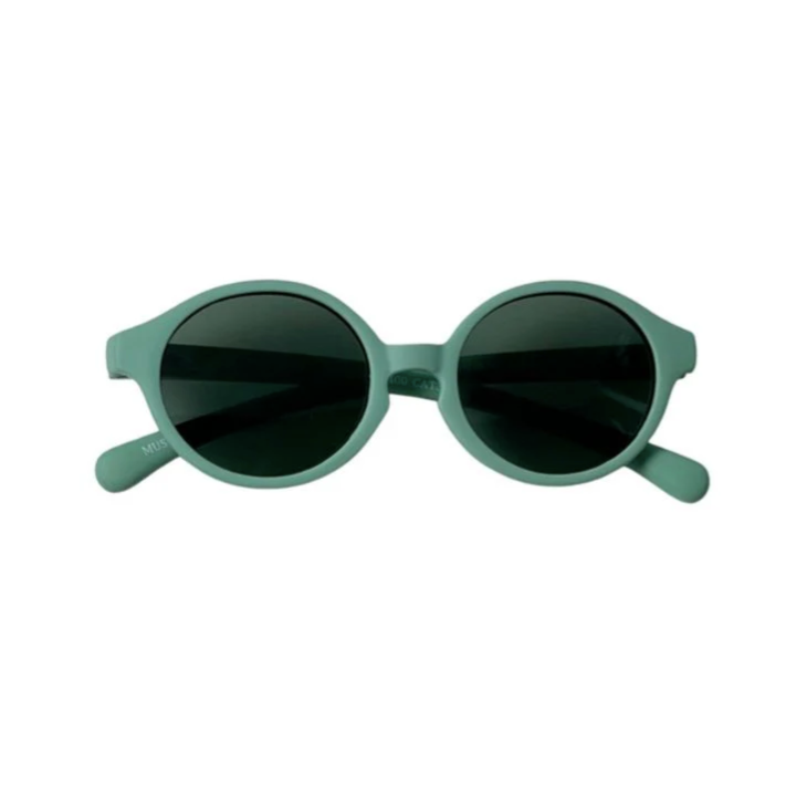 Sonnenbrille für Babys von 0-2 Jahren in Grün Mustela - ein Paar Brillen
