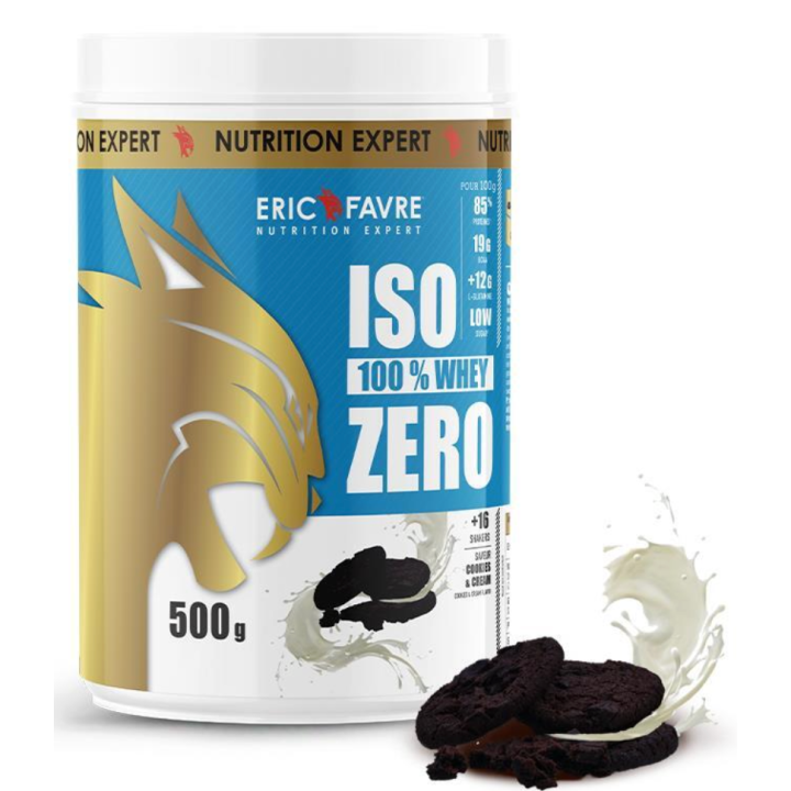 Iso Zero 100% Whey Cookies & Cream Eric Favre - 500g Dose