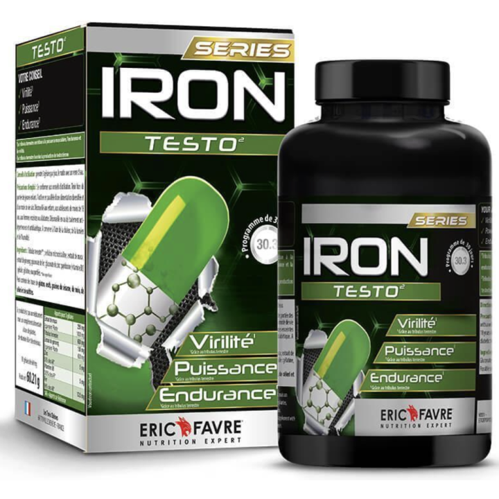 Iron testo series Eric Favre - 90 Kapseln Box