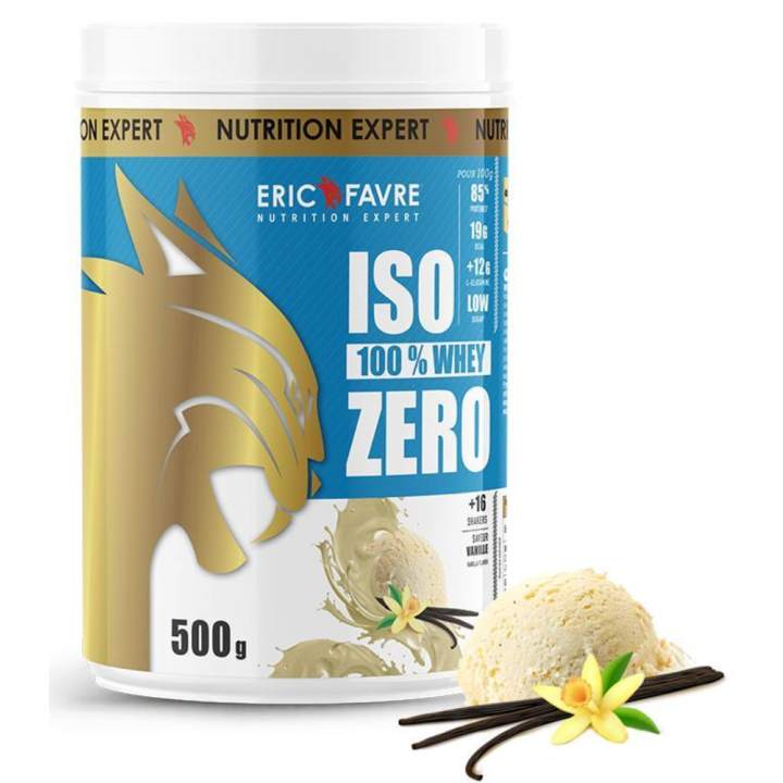Iso Zero 100% Whey Vanille Eric Favre - 500g Dose