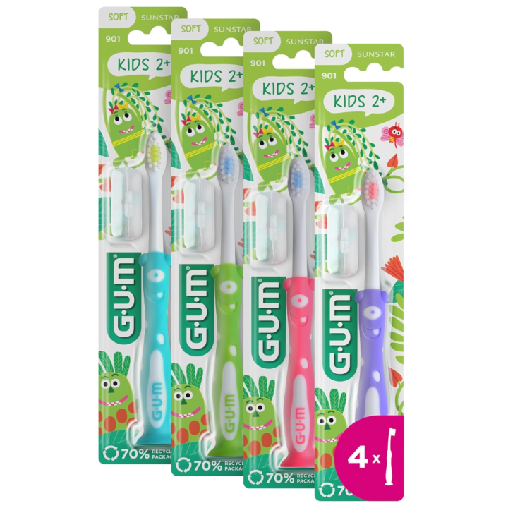Sunstar Soft Zahnbürste Kinder 2+ GUM - eine Zahnbürste
