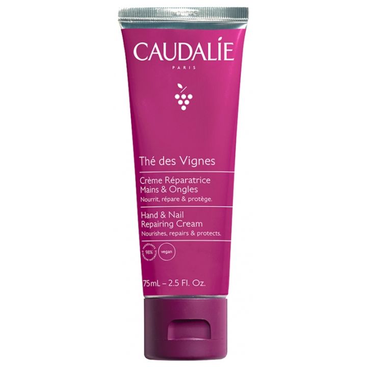 Weinbergtee Hand- und Nagelcreme Caudalie - Tube mit 75 ml