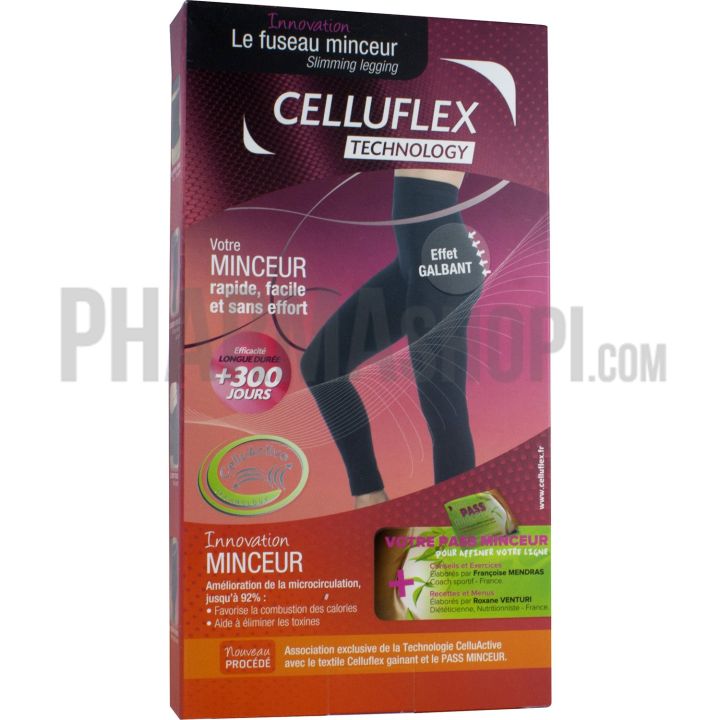 Schlankheitsgürtel schwarz Celluflex-Technologie - 1 Gürtel