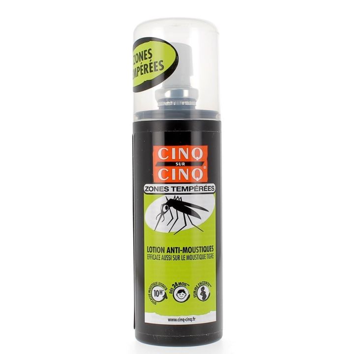 Mückenschutzmittel für gemäßigte Zonen Cinq sur cinq - Spray 100 ml