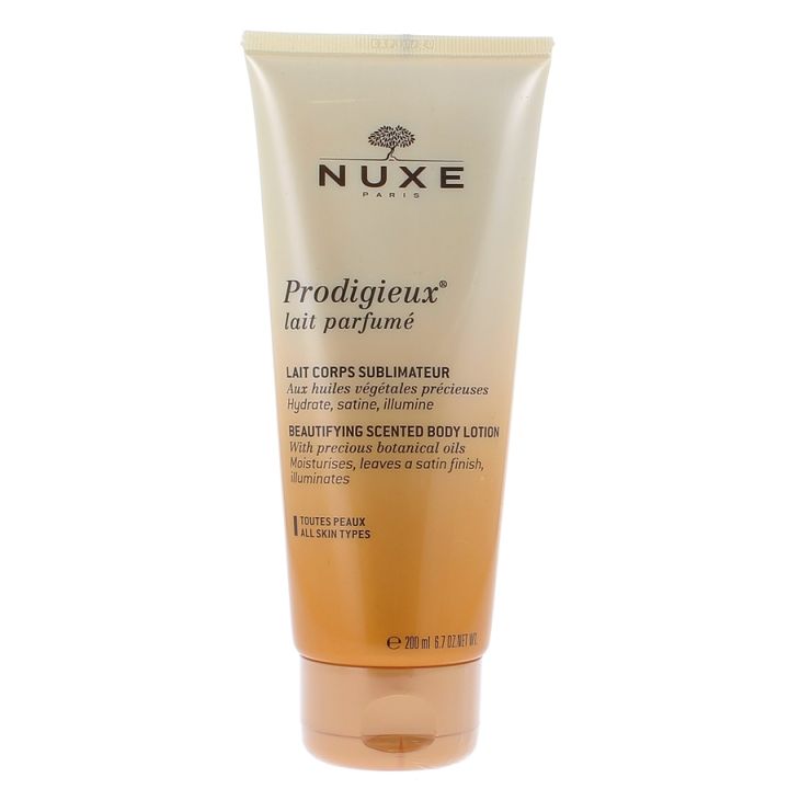 Wunderbare parfümierte Körpermilch Nuxe - Tube mit 200 ml