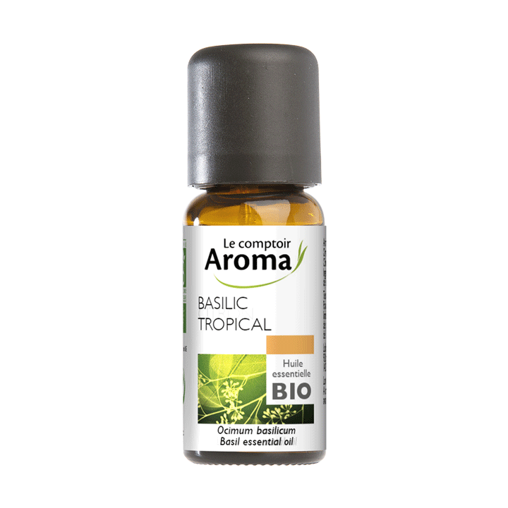 Bio ätherisches Öl von tropischem Basilikum Le Comptoir Aroma - Flasche mit 10 ml