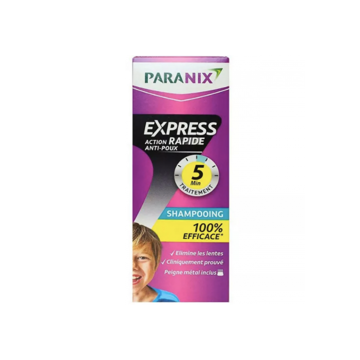 Schnell wirkendes Express-Shampoo gegen Läuse Paranix - Flasche mit 200 ml