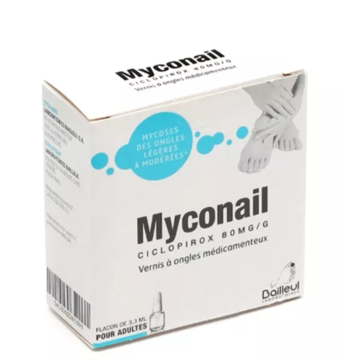 MYCONAIL 80 mg/g, medizinischer Nagellack - Flasche mit 3,3 ml