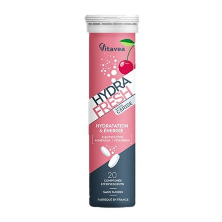 Hydrafresh Hydratation und Energie Kirsche Vitavea - Tube mit 20 Tabletten