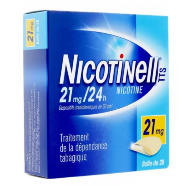 Nicotinell TTS 21mg/24h transdermales System - Packung mit 28 Systemen