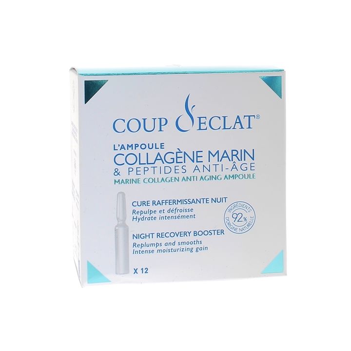 Marine Kollagen & Anti-Aging Peptide Strahlende Haut - Box mit 12 Ampullen