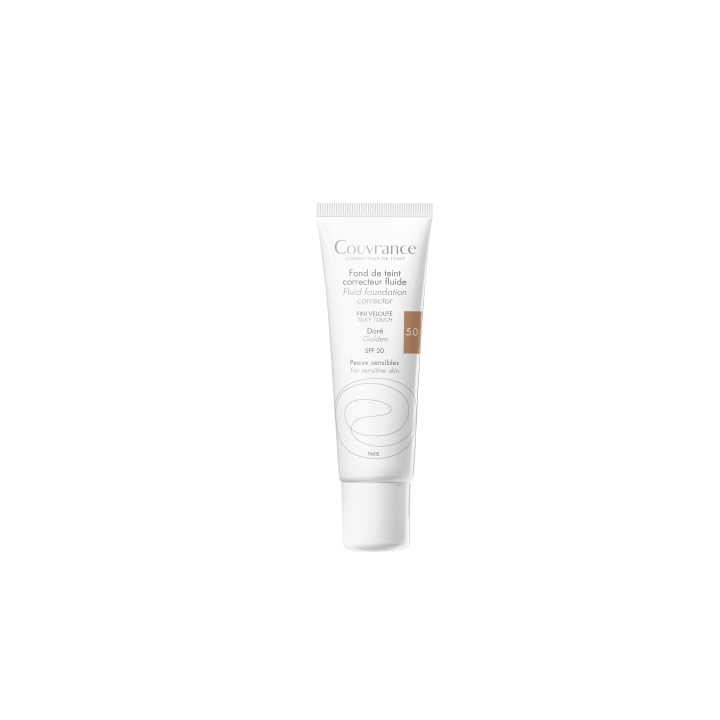 Deckkraft flüssige Korrektur-Foundation Gold 5.0 Avène - 30 ml Tube