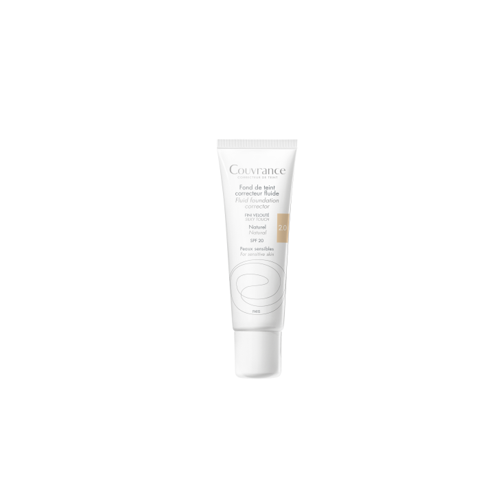 Abdeckende flüssige Korrektur-Foundation Natürlich 2.0 Avène - Tube mit 30 ml