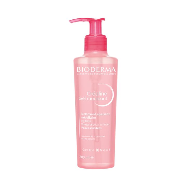 Créaline schäumendes Gel Bioderma - Pumpflasche mit 200 ml