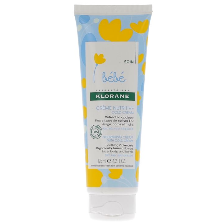 Nährende Kaltcreme Klorane Baby - Tube mit 125 ml