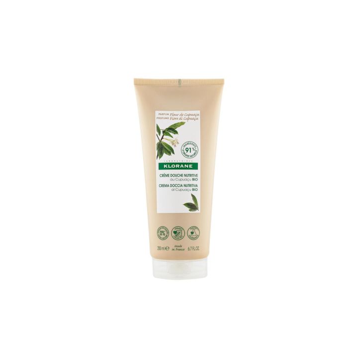 Nährende Duschcreme mit Bio-Cupuaçu Fleur de Cupuaçu Klorane - Tube mit 200 ml