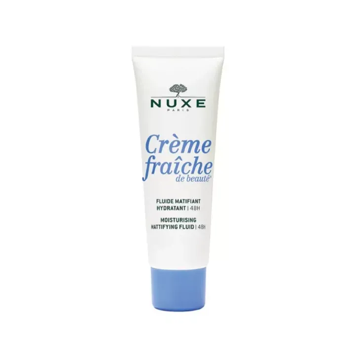 Schöne Creme Feuchtigkeitsspendende mattierende Fluid 48H Nuxe - Tube mit 50 ml