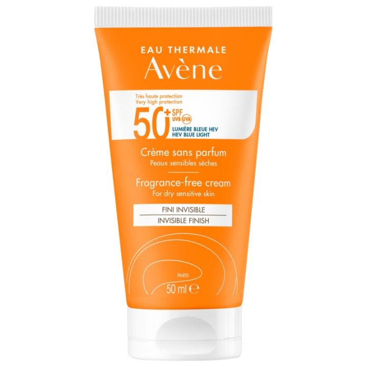 Sonnenschutzcreme SPF 50+ ohne Duft Avène - Tube mit 50 ml