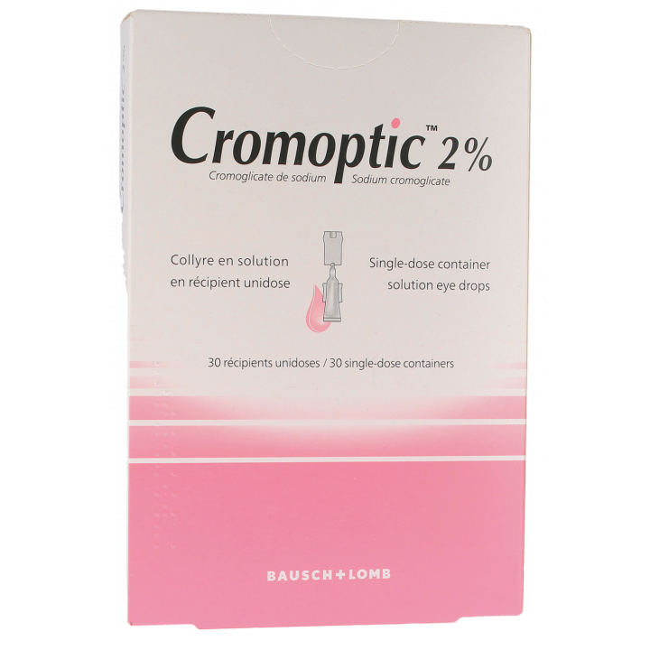 Cromoptic 2% Augentropfen - Packung mit 30 Einzeldosen zu 0,35 ml