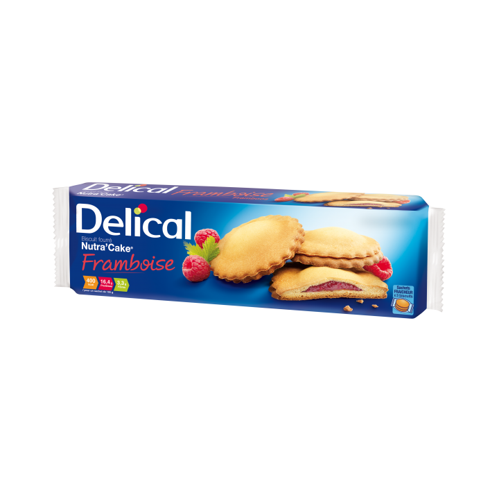Delical Nutra Cake Himbeere - 3 Beutel à 35g