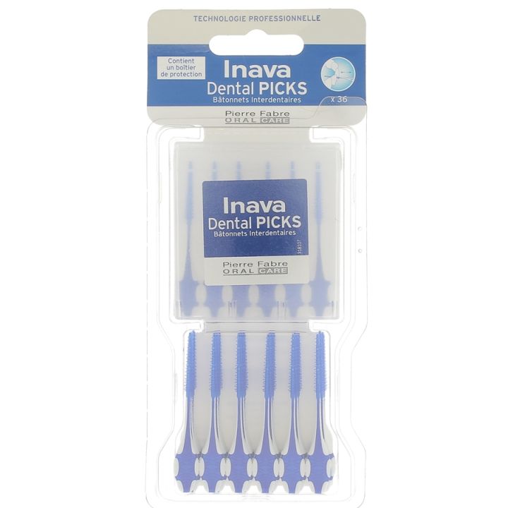 Zahnstocher Inava - Box mit 36 Interdentalstäbchen