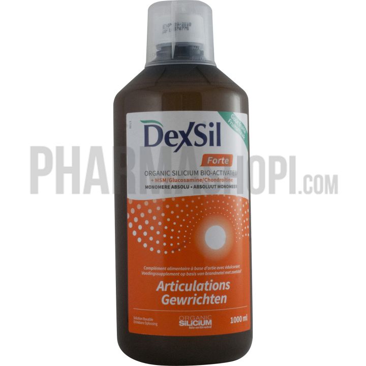Dexsil forte Silizium Organisch + MSM / Glucosamin - Flasche mit 1000 ml