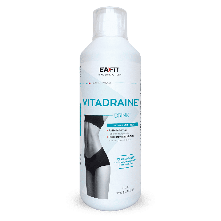 Vitadraine Getränk Entwässerungsdrink gegen Wassereinlagerungen Eafit - Flasche mit 500 ml