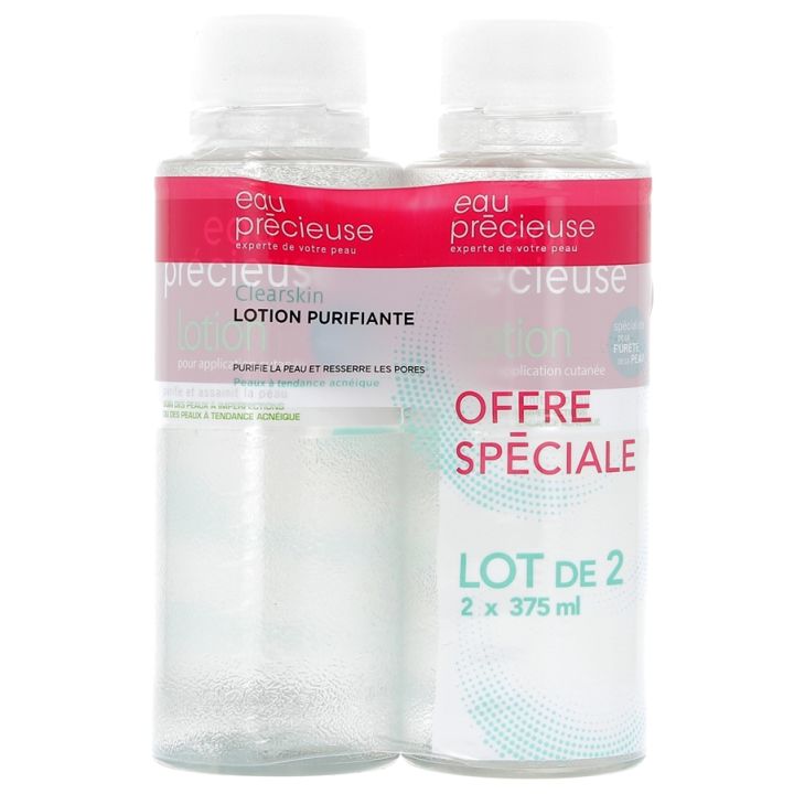 Eau précieuse Lotion zur Anwendung auf der Haut - 2er-Pack mit 375 ml Flaschen