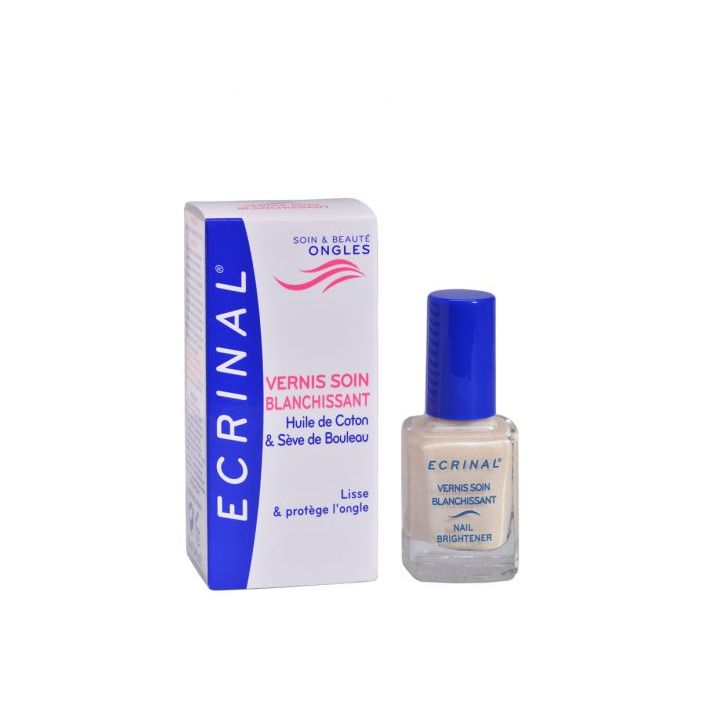 Ecrinal Whitening Care Nail Polish - 10 ml bottle