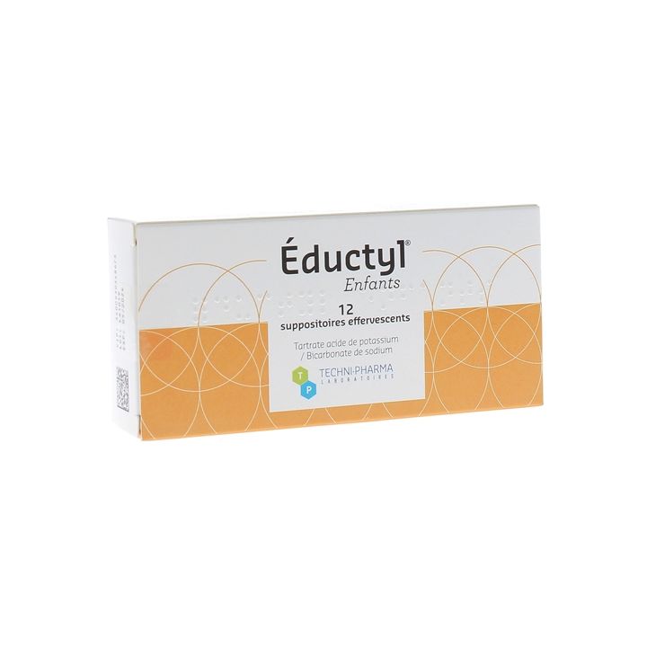 Eductyl Kinder Brausetabletten - Packung mit 12 Zäpfchen