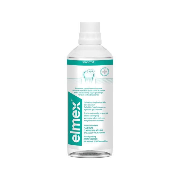 Elmex Sensitive Mundspülung - Flasche mit 400 ml