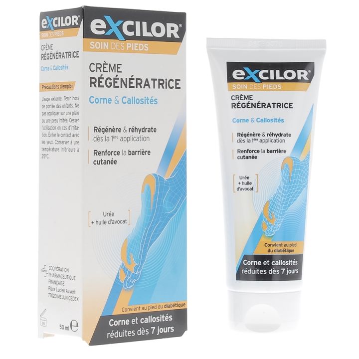 Excilor regenerierende Creme für Hornhaut & Schwielen - Tube mit 50 ml