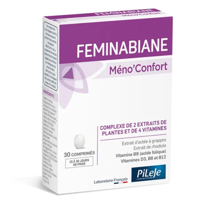 Feminabiane Méno'confort Pileje - Packung mit 30 Tabletten