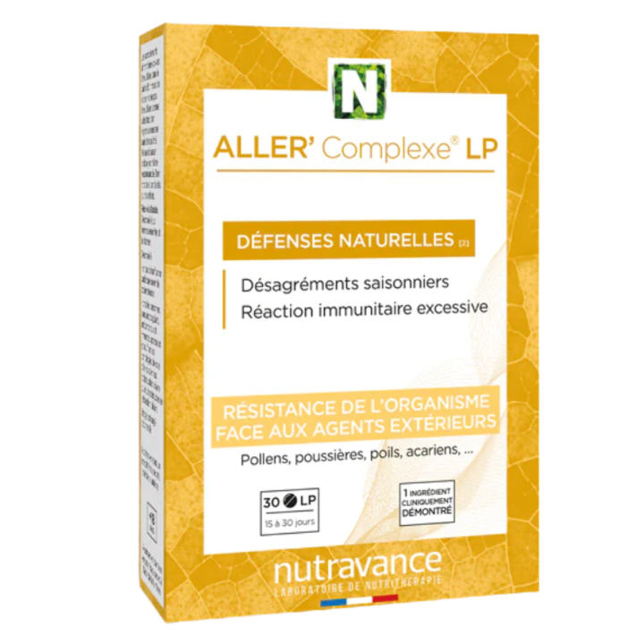 Aller'Complex LP natürliche Abwehrkräfte Nutravance - Packung mit 30 Tabletten