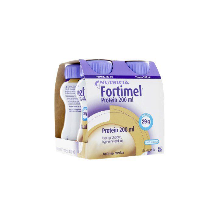 Fortimel Protein Geschmack Mokka Nutricia - 4 Flaschen à 200 ml