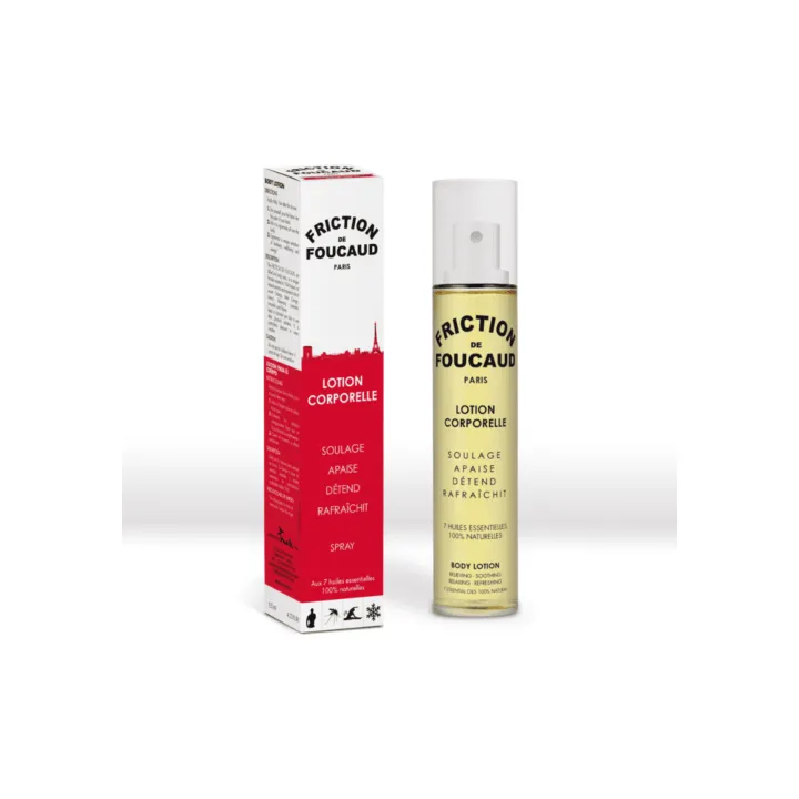 Energie Lotion für den Körper Friction von Foucaud - Spray mit 125 ml