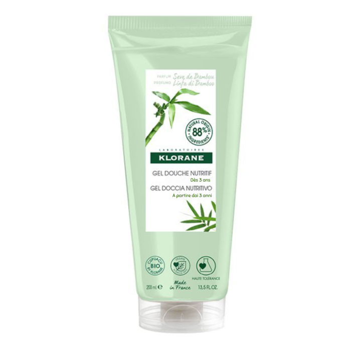 Nährendes Duschgel mit Bio-Cupuacu und Bambussaft Klorane - Tube mit 200 ml