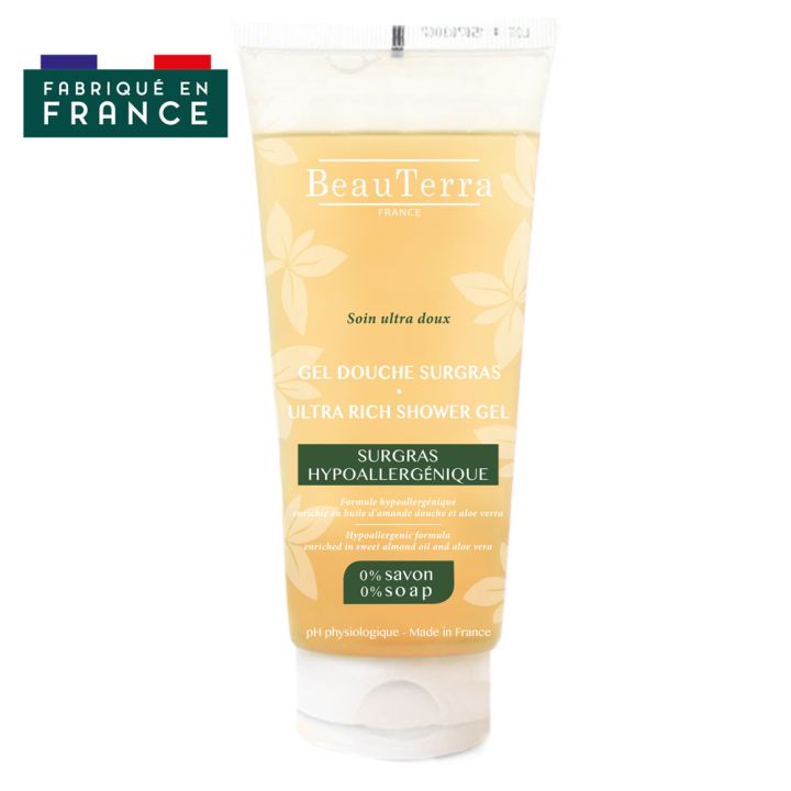 Hypoallergenes Duschgel mit überfettenden Eigenschaften Beauterra - Tube mit 200 ml