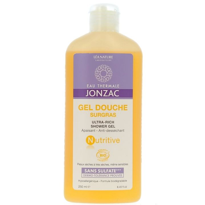 Überfettendes Duschgel Nutritive Bio Jonzac - Flasche mit 250 ml