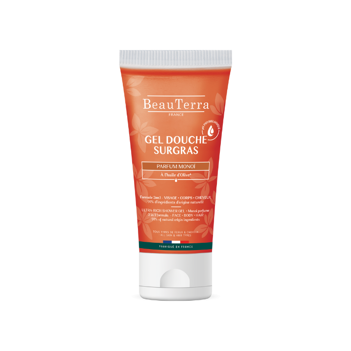 Duschgel mit Monoï von Beauterra - Tube mit 200 ml