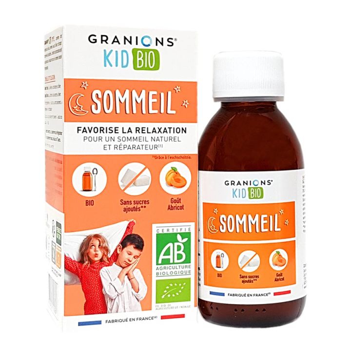 Bio Schlafsirup für Kinder Granions - Flasche mit 125 ml