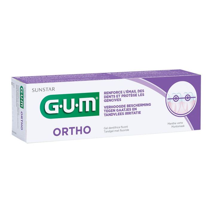 Gum Ortho Gel Zahnpasta - Tube mit 75 ml