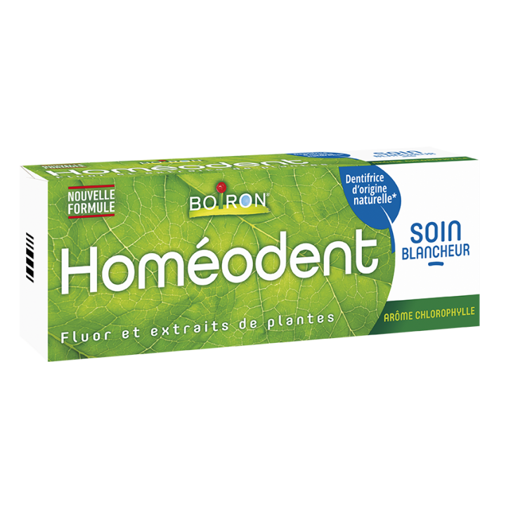 Homéodent Zahnaufhellungspflege Geschmack Chlorophyll Boiron - Tube mit 75 ml