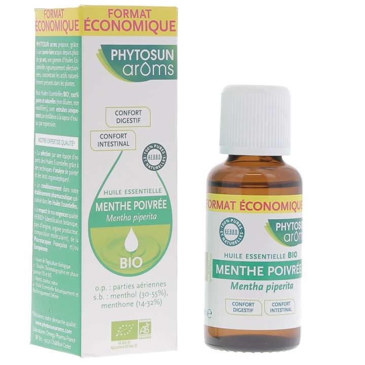 Bio Pfefferminzöl Phytosun arôms - 30 ml Flasche