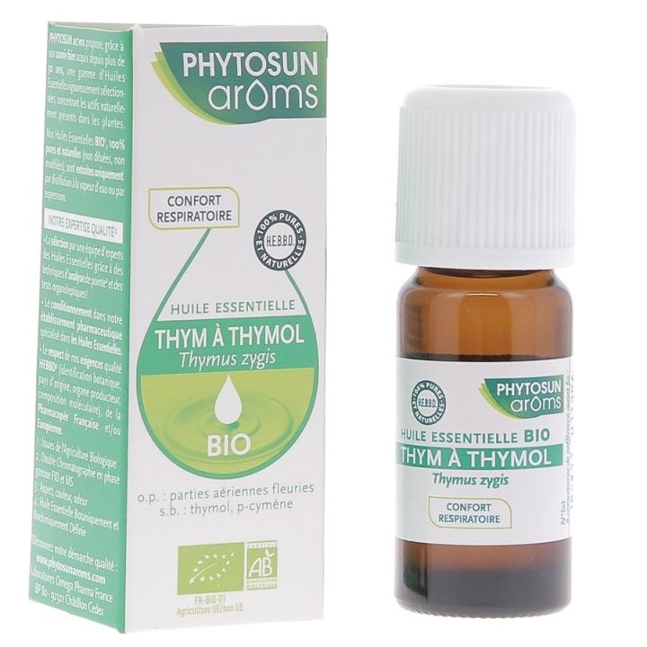 Bio-Thymol-Thymian-Ätherisches Öl Phytosun Arôms - Flasche mit 10 ml