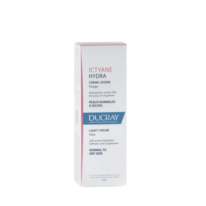 Ictyane Hydra leichte Gesichtscreme für normale bis trockene Haut Ducray - Tube mit 40 ml