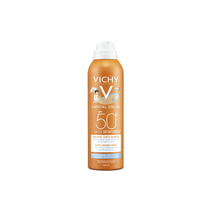 Ideale Sonne Anti-Sand Spray für Kinder SPF 50+ Vichy - 200 ml Spray