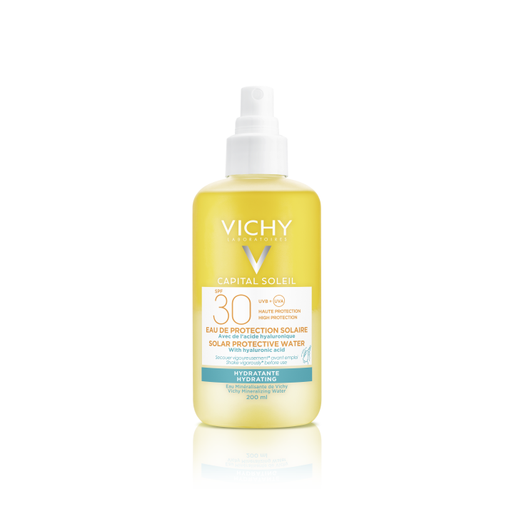 Ideale Sonnenwasser feuchtigkeitsspendender Sonnenschutz SPF 30 Vichy - Spray mit 200 ml