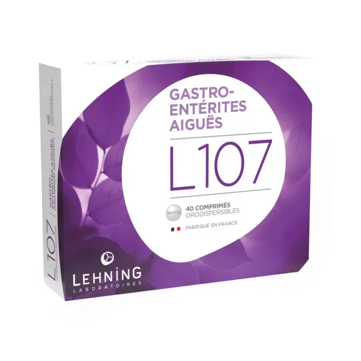 L107 Gastroenteritis akute Lehning - Packung mit 40 orodispersiblen Tabletten